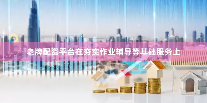 老牌配资平台在夯实作业辅导等基础服务上